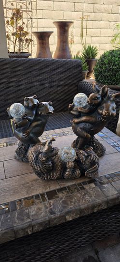 Solar outdoor decor set