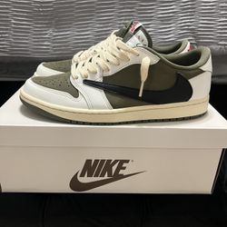 Air Jordan 1 Low, Travis Scott Medium Olive