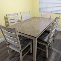 Ashley Skempton Cottage Dining table and 6 chairs