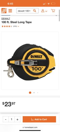 100 ft. Steel Long Tape