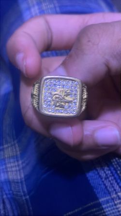 Real gold 18 karat ring size 9-10