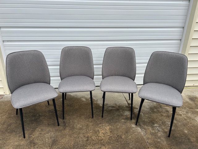 New, Firm, 4pk Candelaria Upholstered Dining Chairs - Project 62