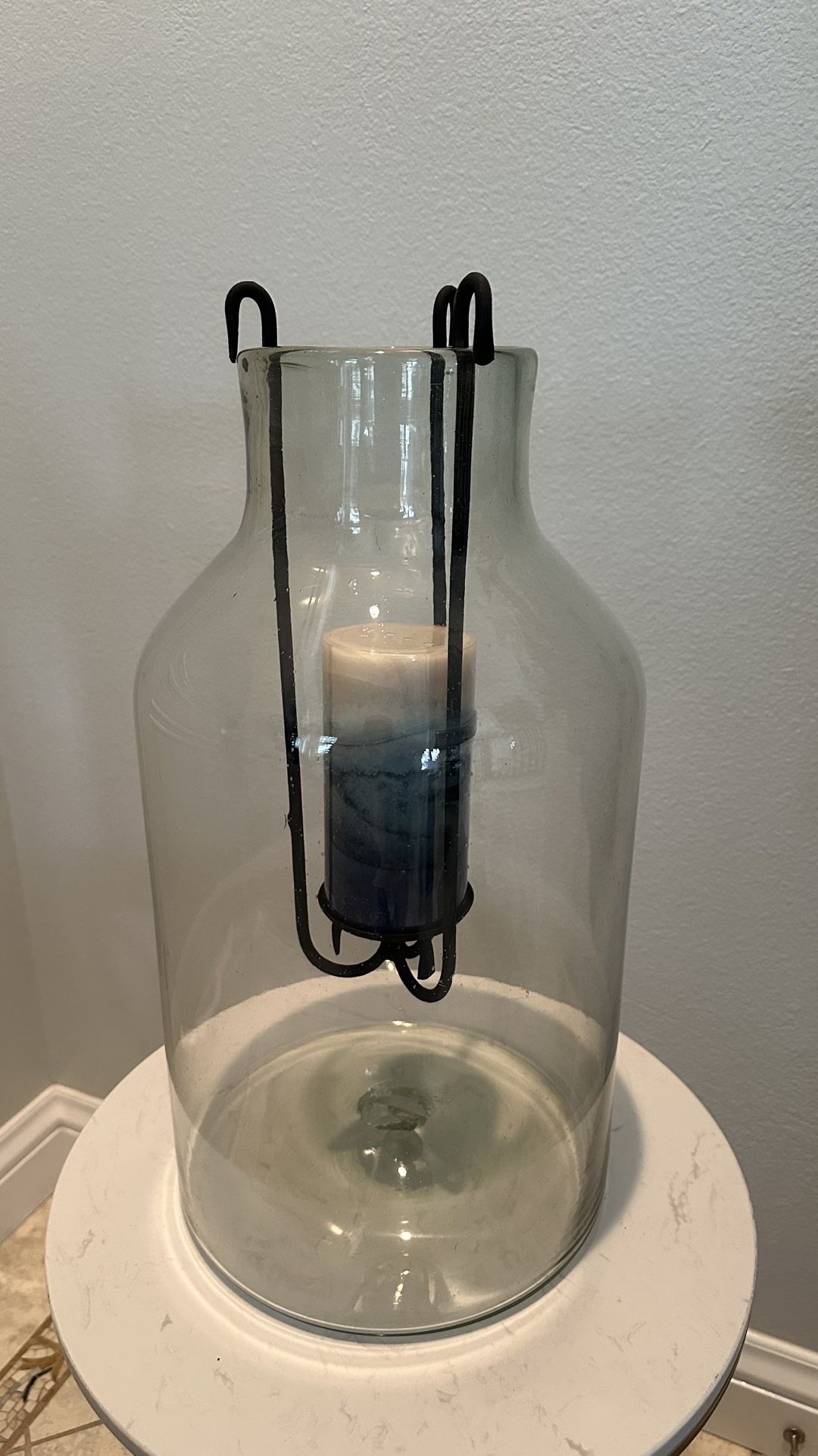 Glass Candle Holder