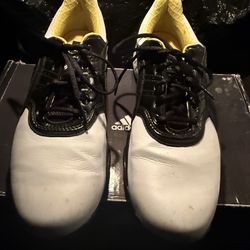 Adidas golf cleats- only used @ driving range-USED