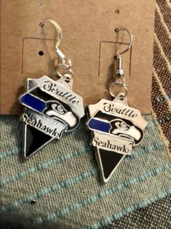 New Seattle Seahawks Earrings