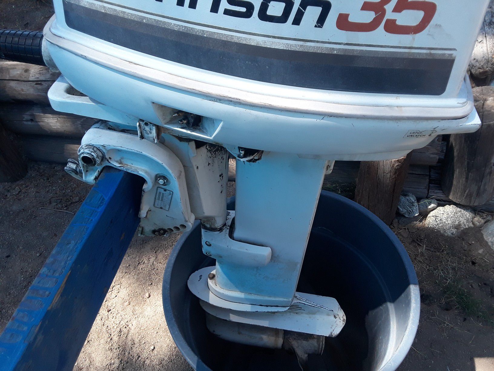35 hp Johnson seahorse outboard motor