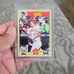 Mike Trout  Topps All Star  American League  30th Anniversary Baseball Card 