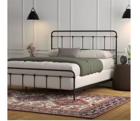 Kotter Home Modern Industrial Cordova Metal Bed Frame - - (contact info removed)5