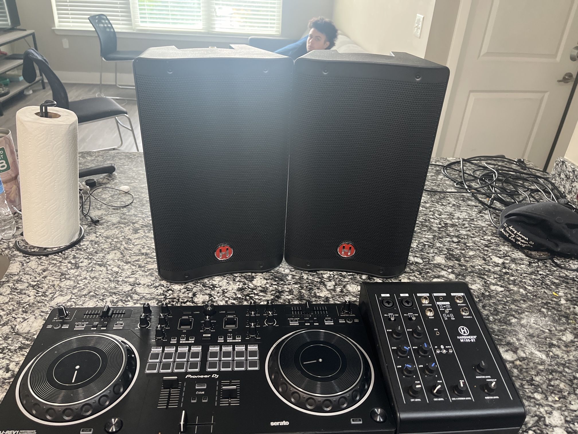 Complete DJ Setup – Pioneer DDJ-REV1, Harbinger Speakers, Mixer – $675 (Tallahassee)