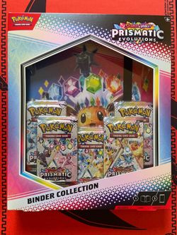 Pokémon Prismatic Evolutions Binder Collection Brand New