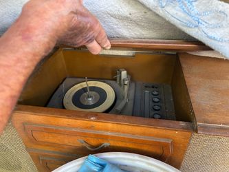Antique record player