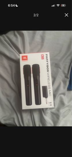 JBL party box microphones