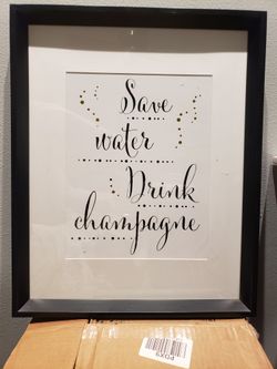 Framed Picture w/paper Backing