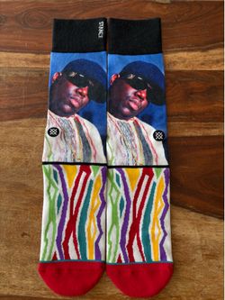 New. The Notorious B.I.G Stance Socks Size L