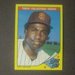 1986 Topps Tony Gwynn San Diego Padres #13 Batting Champion 1984 Super-Star Baseball Card Vintage Collectible Trading Sports MLB Major League Pro