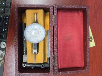 Interapid dial indicator .0005" resolution Switzerland Dial with case.