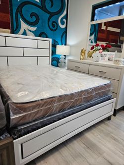 Brand New  !! Queen set  $199 (( Mattress And Box Spring  ))