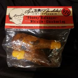 1967 Lester Maddox Chicken Whistles Unopened 