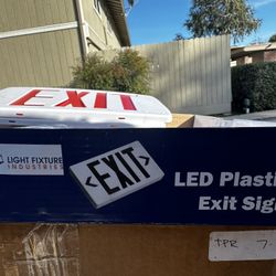 Commercial door latches and exit sign brand new inbox