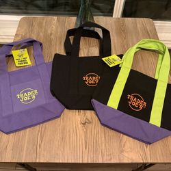 Trader Joes Trick Or Treat Canvas Mini Tote Bag