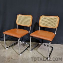 Dining Chairs Mid Century Modern with Rattan