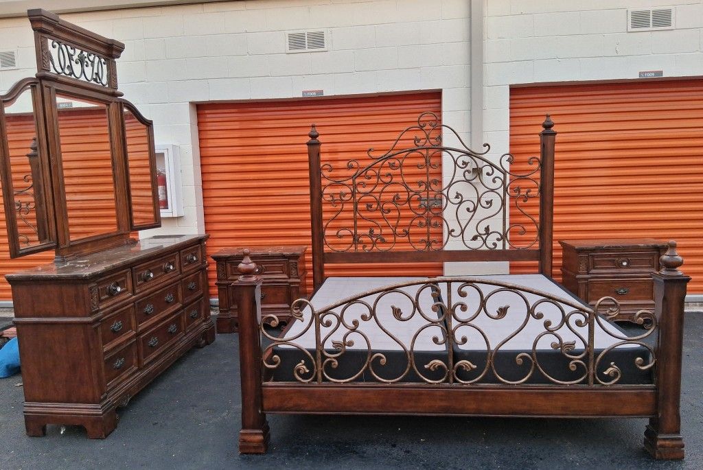 King Size Bedroom Set With Boxspring