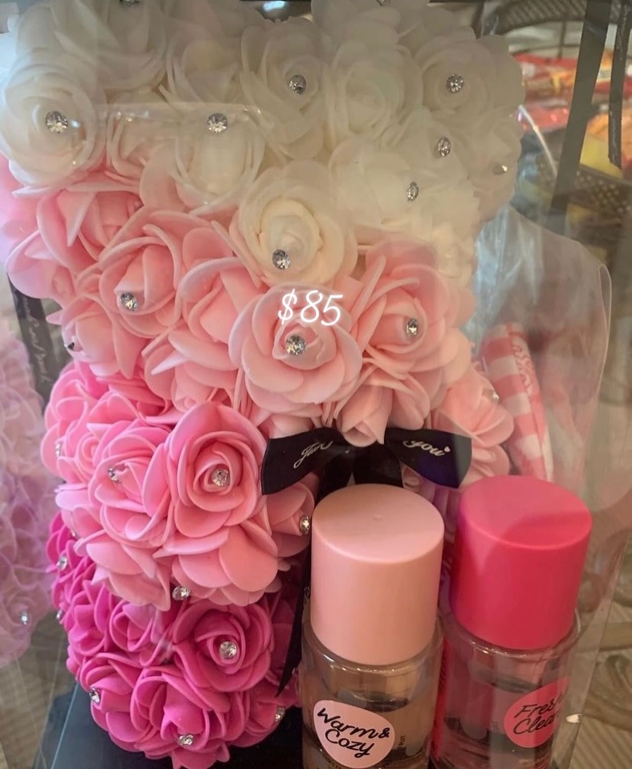 Rose Bear Gift Set 