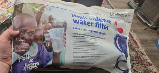Lifestraw water filter. Brand new