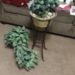 3 Piece Vase Set With Foliage