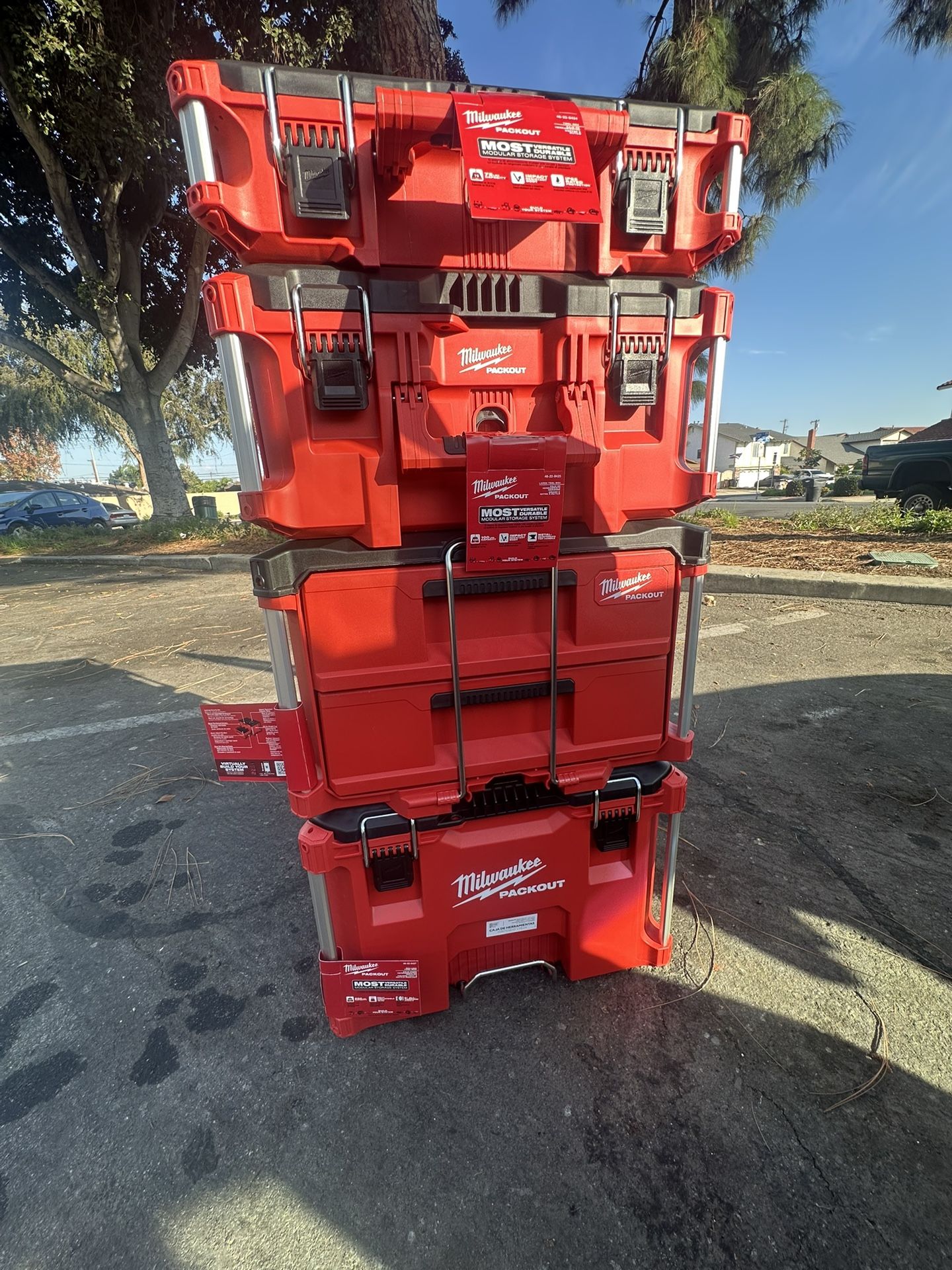 Milwaukee Packout Set Of 4 Brand New 