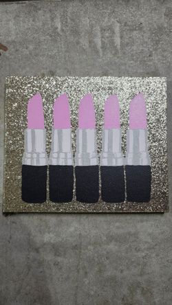 Lipstick Canvas Art 20x24