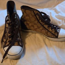 Coach high top sneakers