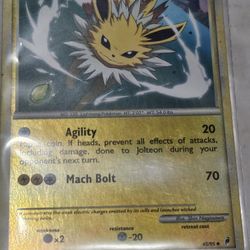 2011 Pokemon Jolteon 45/95 Reverse Holo ( Near Mint )