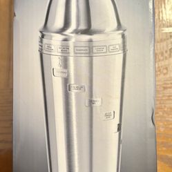 Oggi Dial A Drink Stainless Steel Cocktail Shaker-Like New Condition