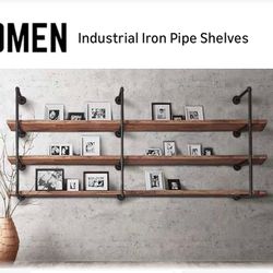 Industrial Pipe Shelving Kit