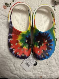 Crocs Classic Solar Rainbow, Brand New, Size 7W/5M
