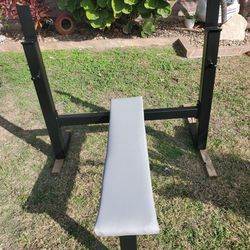 Champion Weightl Bench & Barbell Included