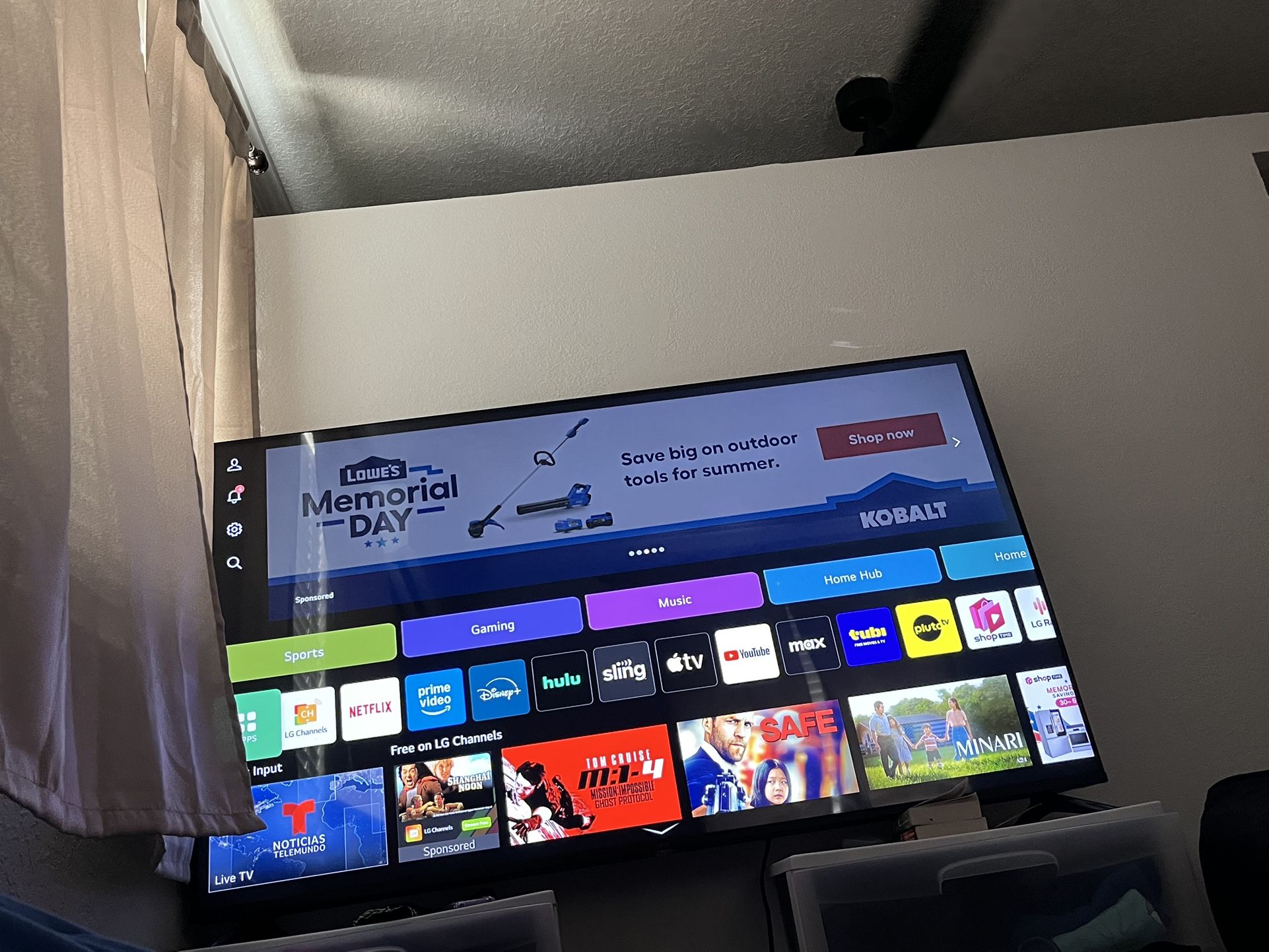 LG 65 Inch TV