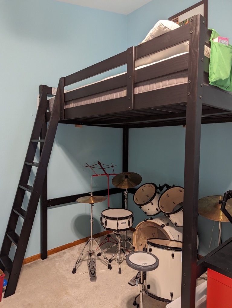 IKEA Loft Bed And Mattress for Sale in Lake Zurich, IL OfferUp