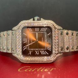 Moisanite  Cartier Black Face