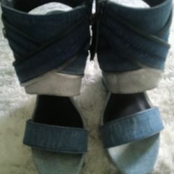 DIESEL JEAN STYLE PLATFORM SHOES