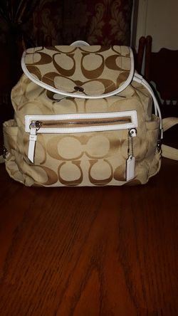 COACH Kyra Daisy Signature Backpack