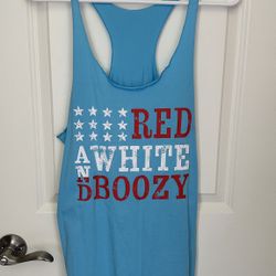 Red, White & Boozy Tank Top - Women’s Medium 