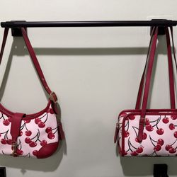 2 Cherry Real Coach Purses $250 For Both