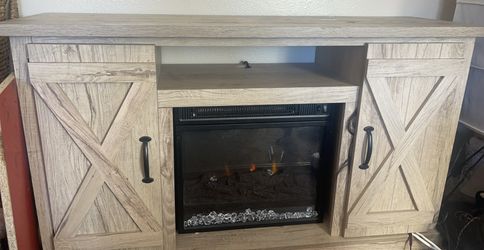 Desk With Fire Place