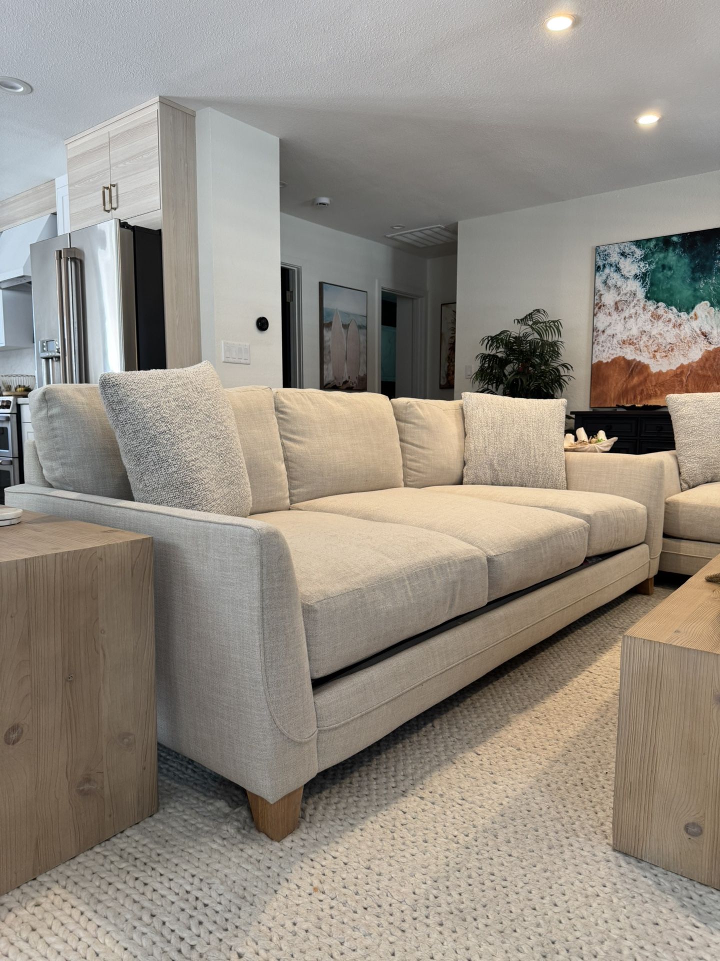 Japandi II Sofa, Love Seat, Chair And Ottoman Set