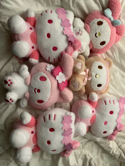 Sanrio Hello Kitty Plushies Brand New Lot Of 6