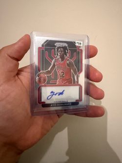 Panini Chicago bulls AYO DOSUNMU signed autograph