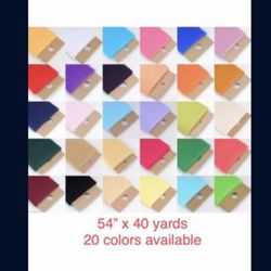 Brand NEW Tulle Bolt, 54" by 40-Yard for Wedding Decoration, Craft and party, Baby Shower, Bridal Shower, Tutu Fabric-   Please pick the colors below: