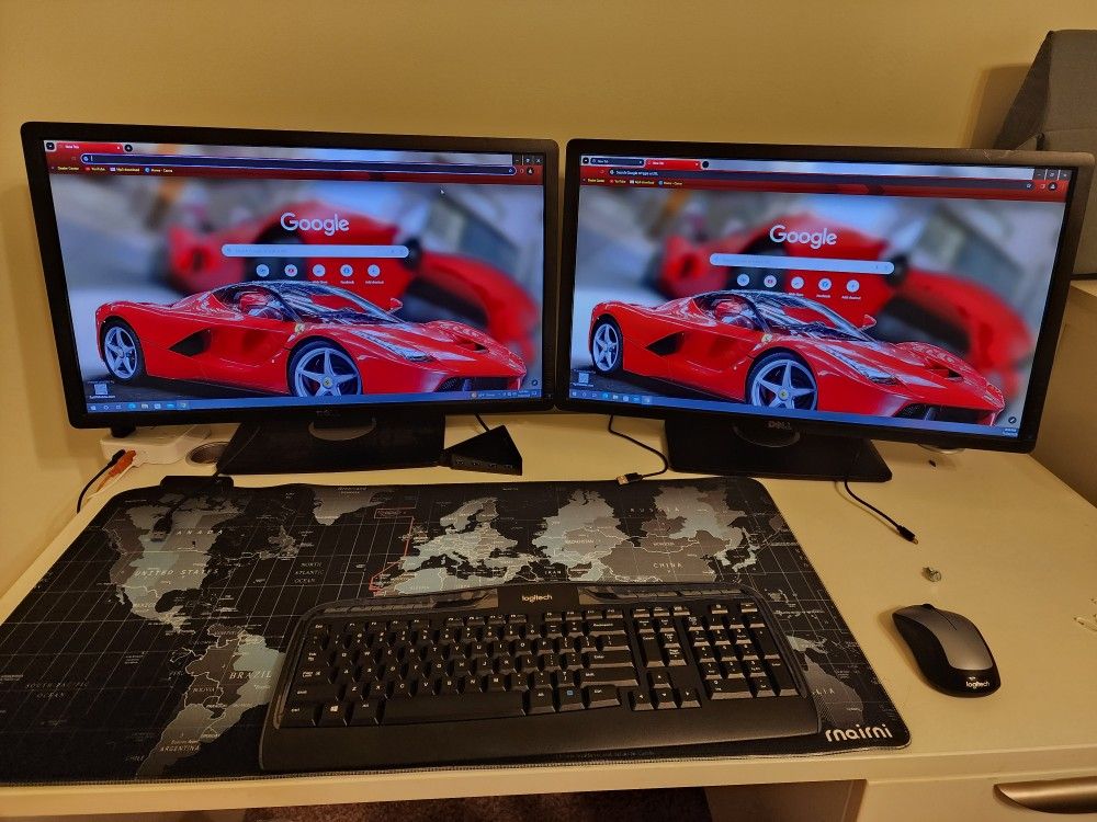 Computer and Monitor